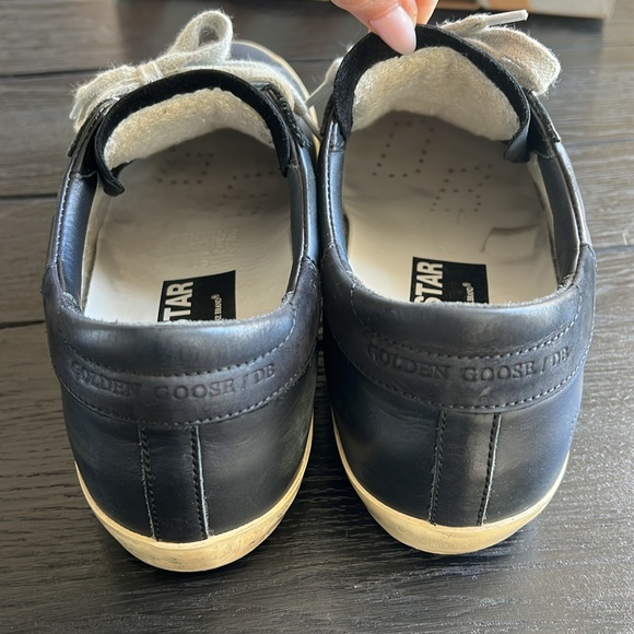 Golden Goose sneakers superstar low top black leather 38 - Picture 6 of 10